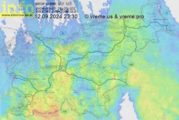 Radarska karta padavin