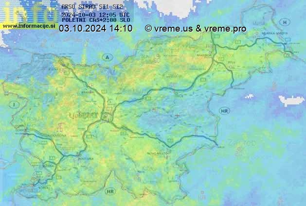 Radarska karta padavin