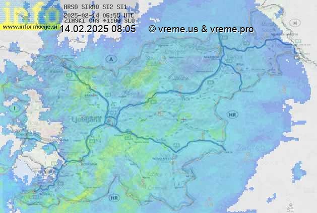 Radarska karta padavin