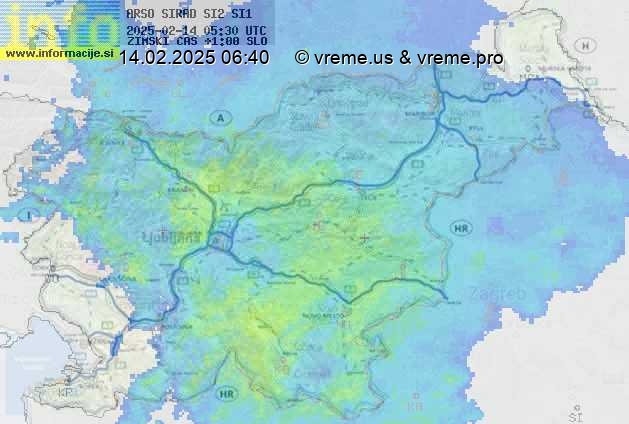 Radarska karta padavin