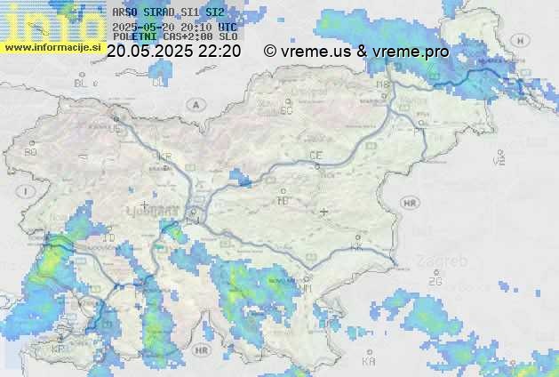 Radarska karta padavin
