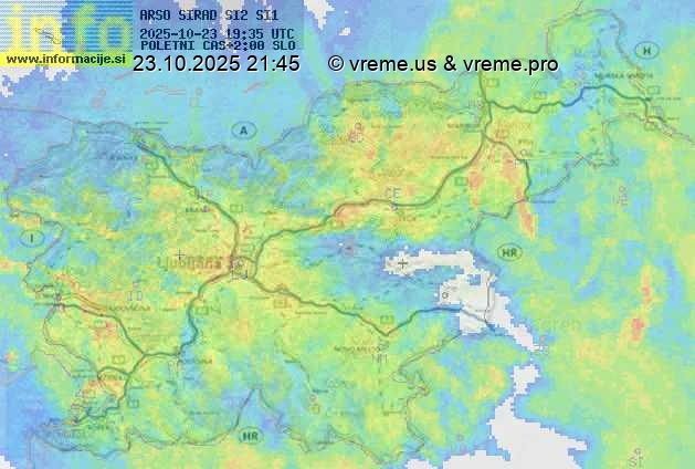 Radarska karta padavin