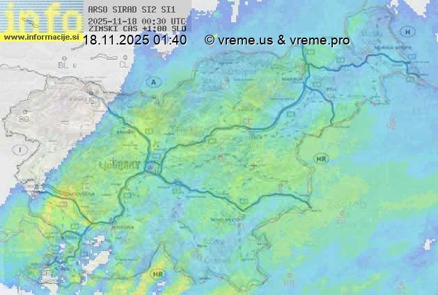 Radarska karta padavin