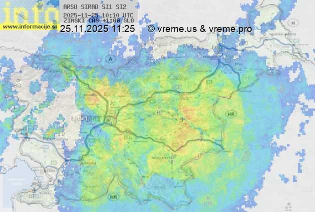 Radarska karta padavin