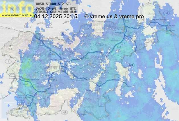 Radarska karta padavin