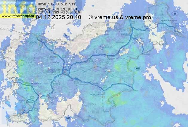 Radarska karta padavin