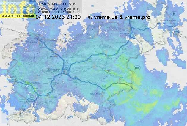 Radarska karta padavin