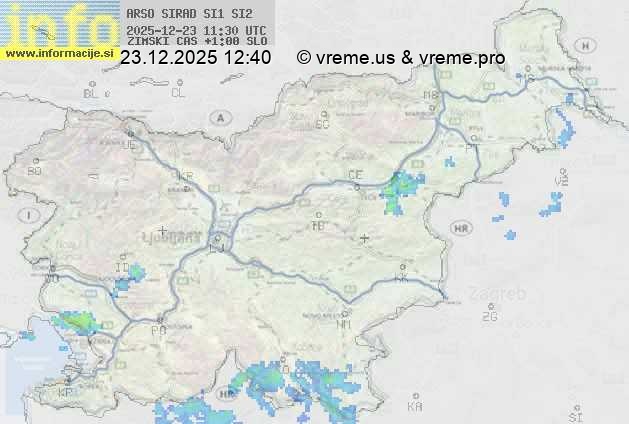 Radarska karta padavin