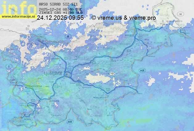 Radarska karta padavin