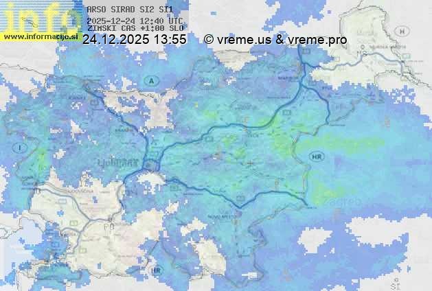 Radarska karta padavin