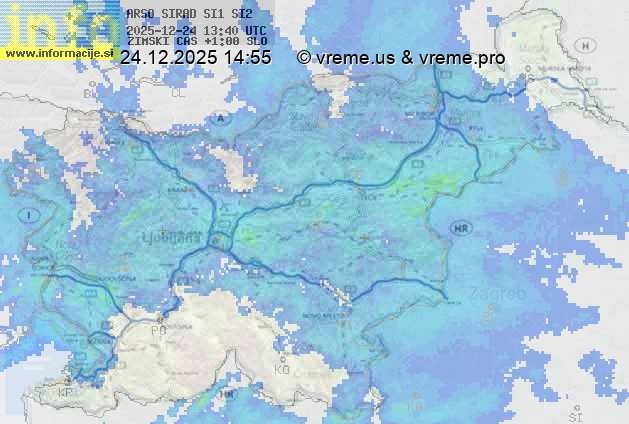 Radarska karta padavin
