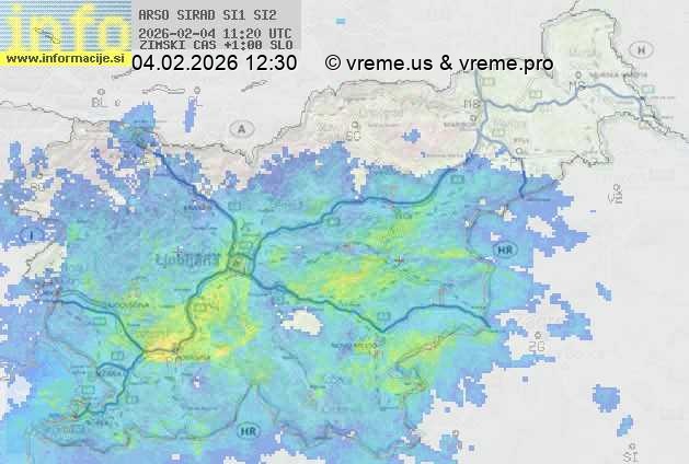 Radarska karta padavin