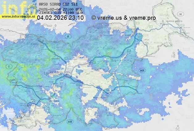 Radarska karta padavin