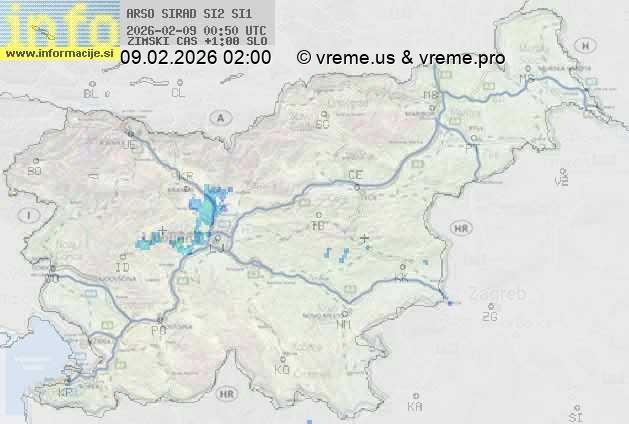 Radarska karta padavin