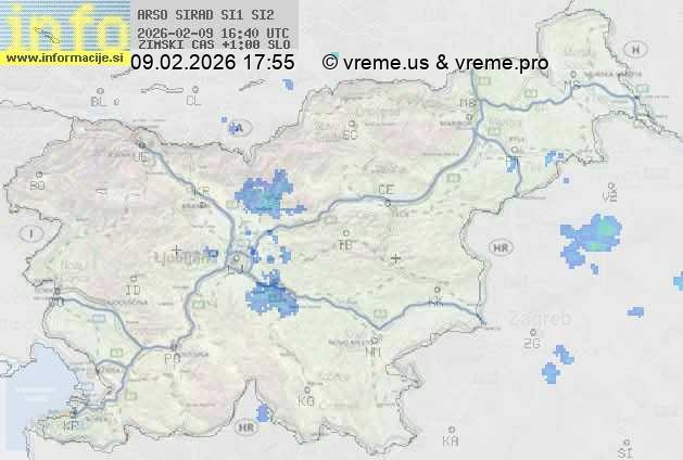 Radarska karta padavin