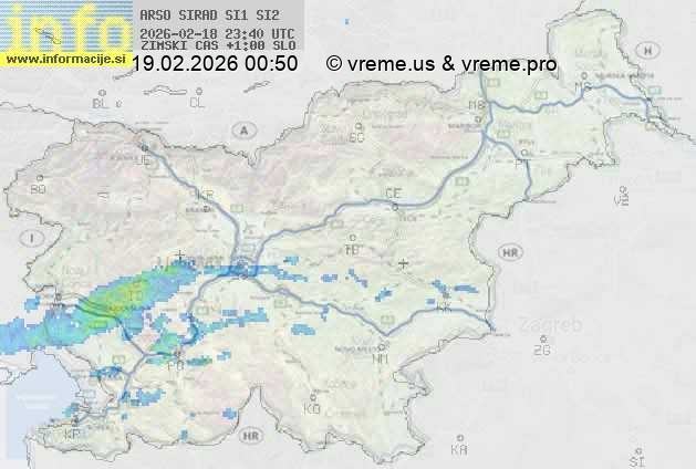 Radarska karta padavin
