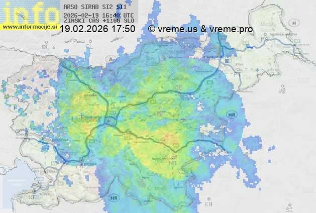 Radarska karta padavin