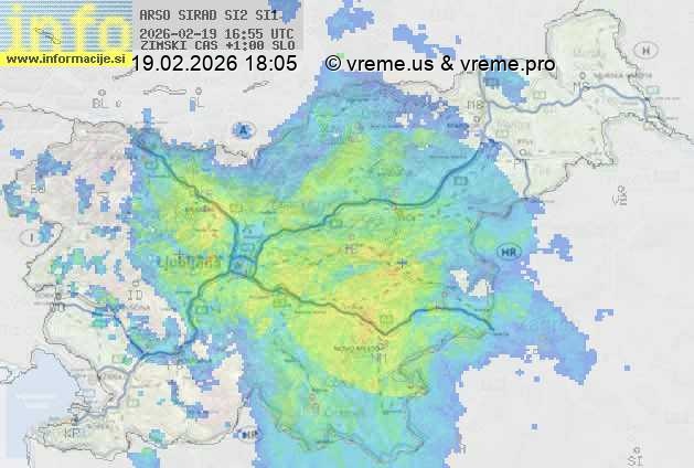 Radarska karta padavin