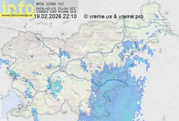 Radarska karta padavin