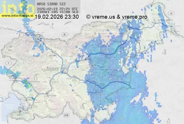 Radarska karta padavin