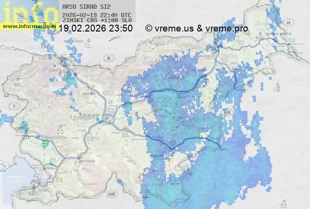 Radarska karta padavin