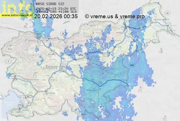 Radarska karta padavin
