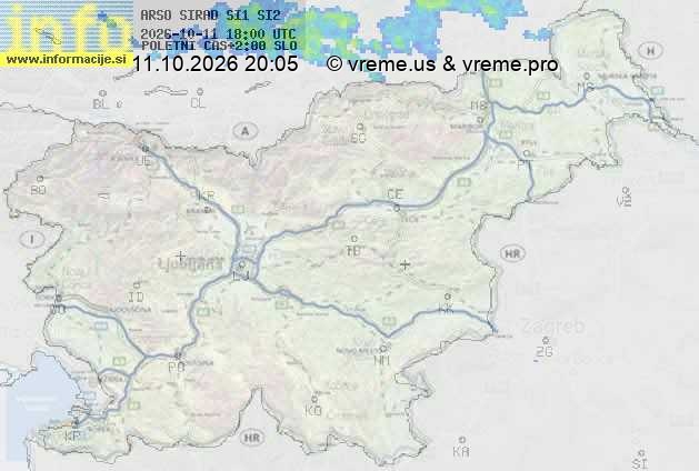 Radarska karta padavin