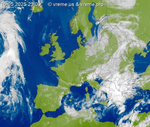 Oblačnost Evropa