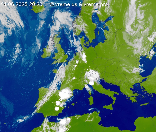 Oblačnost Evropa