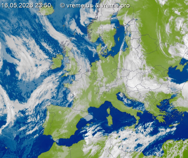Oblačnost Evropa