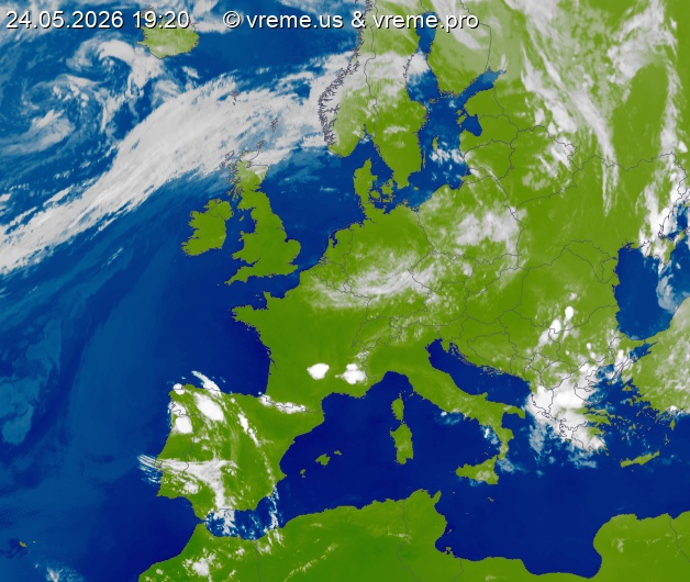 Oblačnost Evropa