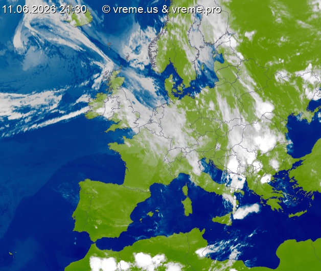 Oblačnost Evropa