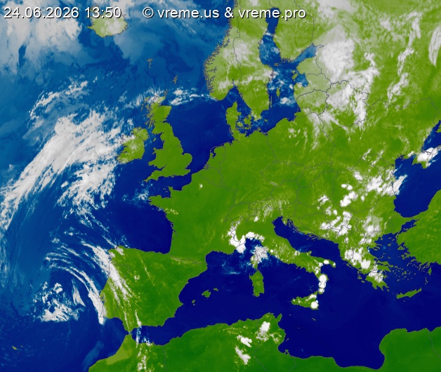Oblačnost Evropa