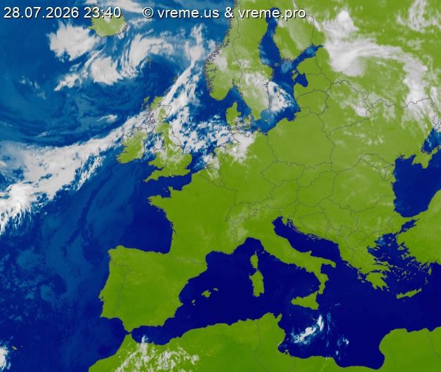 Oblačnost Evropa