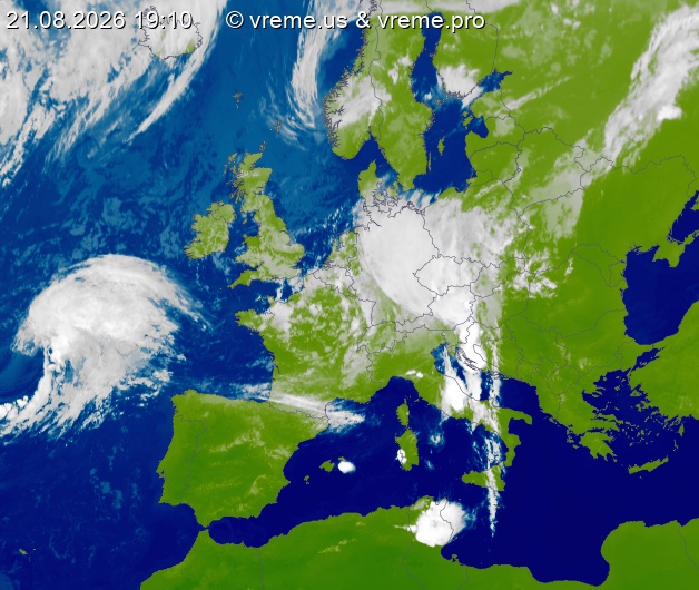 Oblačnost Evropa