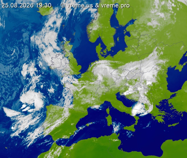 Oblačnost Evropa