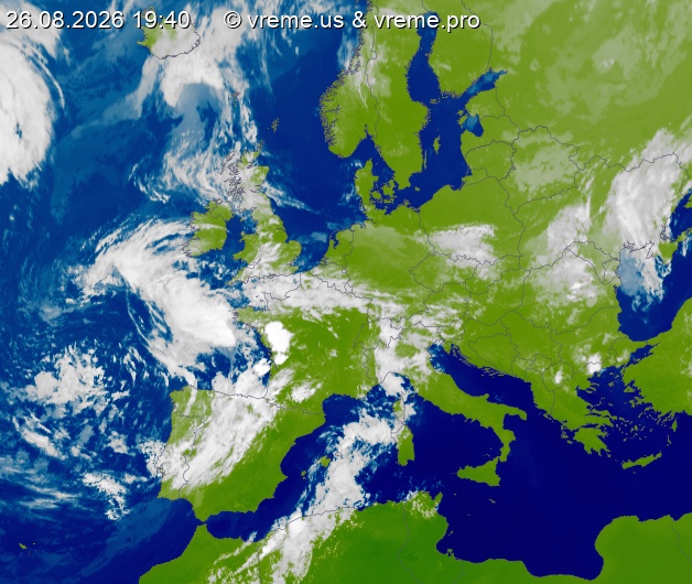 Oblačnost Evropa