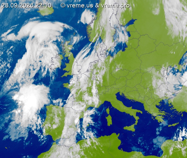 Oblačnost Evropa