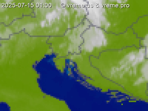 Oblačnost Slovenija