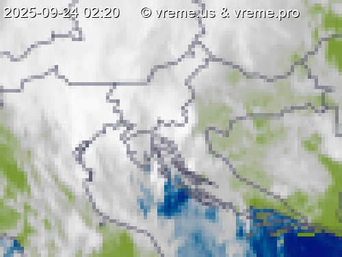 Oblačnost Slovenija