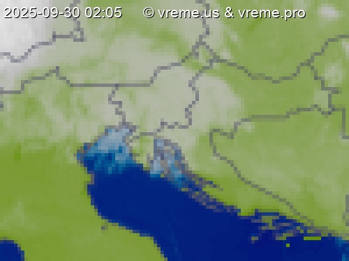Oblačnost Slovenija