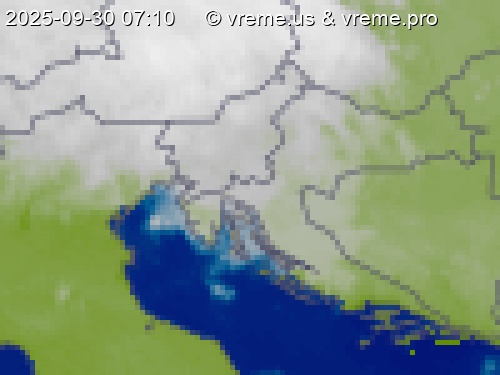 Oblačnost Slovenija