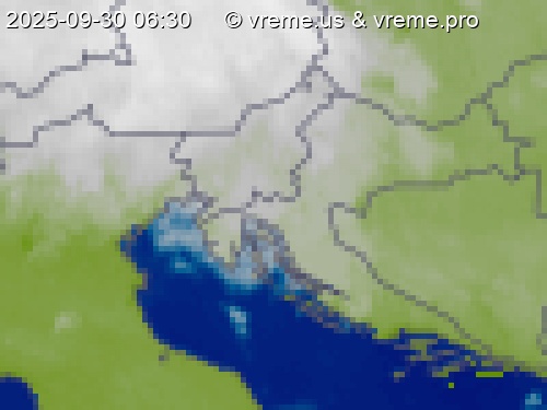 Oblačnost Slovenija