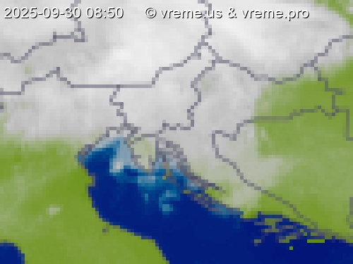 Oblačnost Slovenija