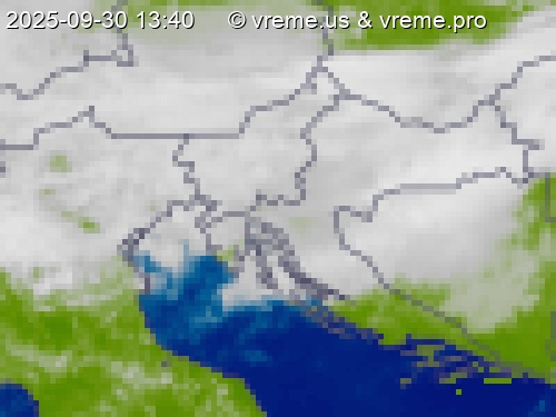 Oblačnost Slovenija