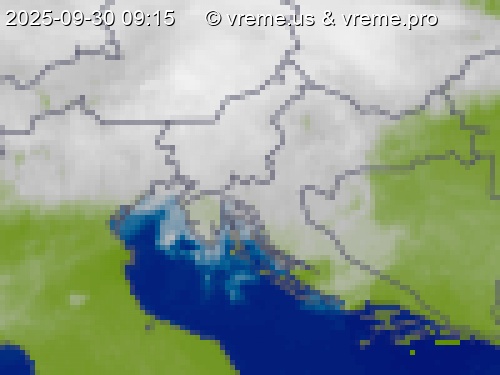 Oblačnost Slovenija