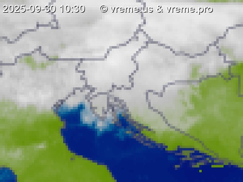 Oblačnost Slovenija