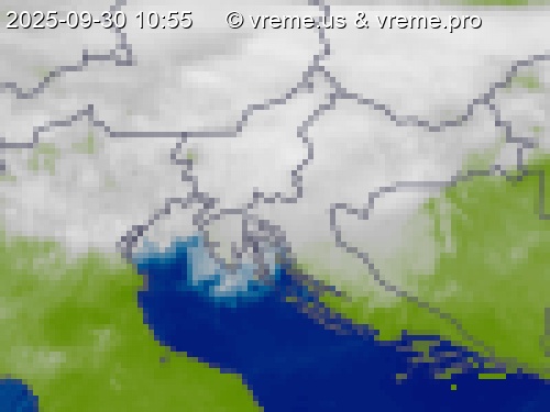Oblačnost Slovenija