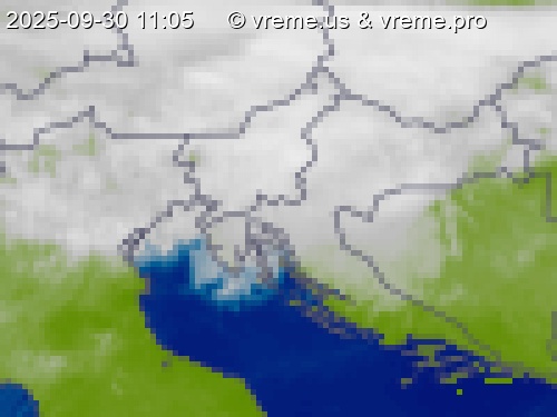 Oblačnost Slovenija