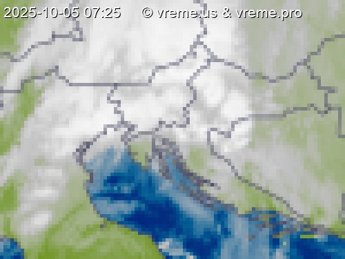 Oblačnost Slovenija
